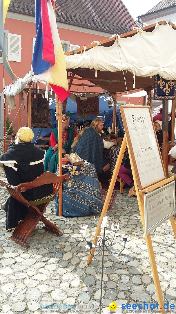 Historischen Markttreiben zu Meersburg: Meersburg am Bodensee, 10.10.2015