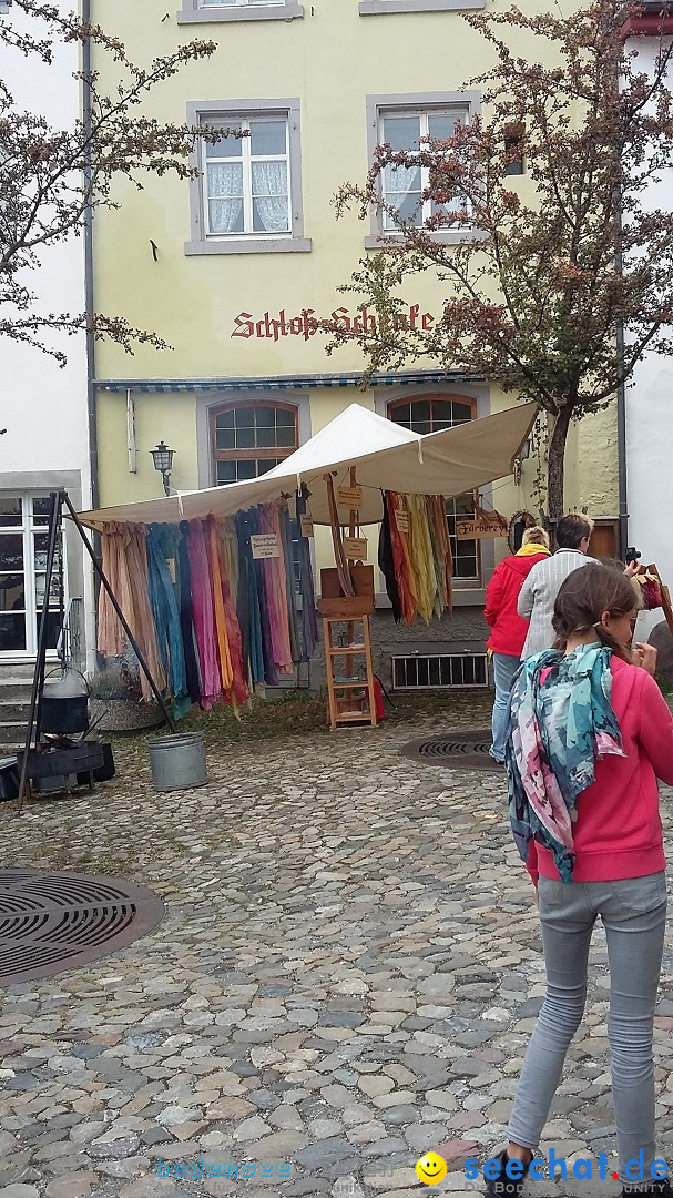 Historischen Markttreiben zu Meersburg: Meersburg am Bodensee, 10.10.2015