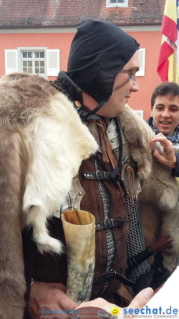 Historischen Markttreiben zu Meersburg: Meersburg am Bodensee, 10.10.2015