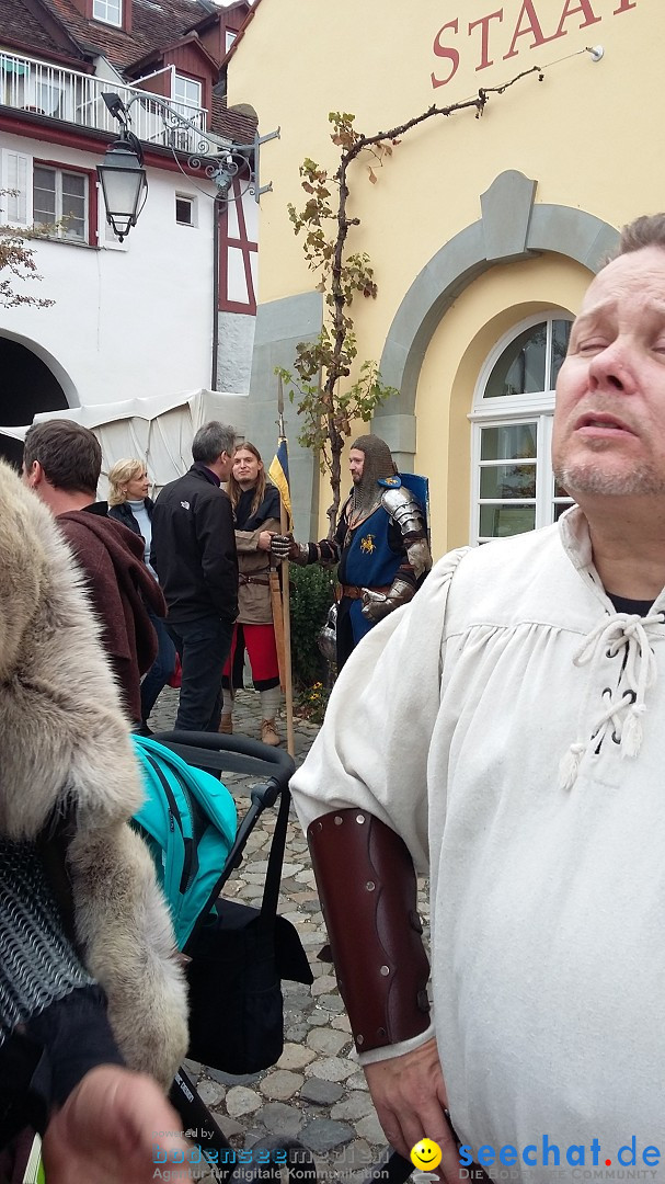 Historischen Markttreiben zu Meersburg: Meersburg am Bodensee, 10.10.2015