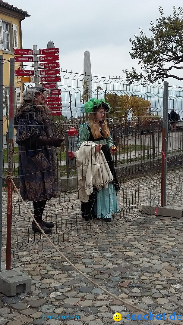 Historischen Markttreiben zu Meersburg: Meersburg am Bodensee, 10.10.2015