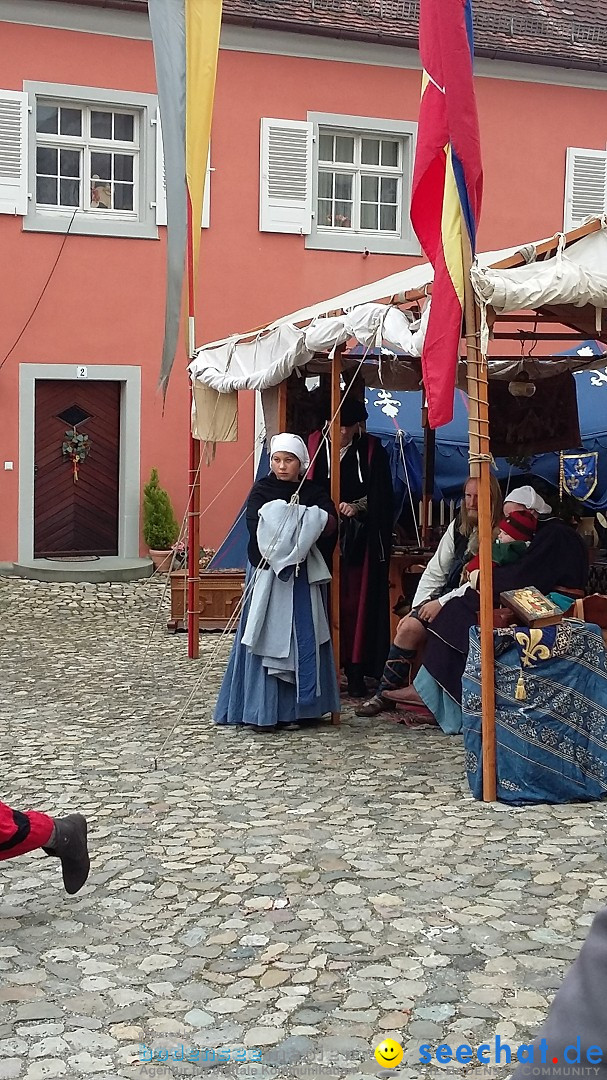 Historischen Markttreiben zu Meersburg: Meersburg am Bodensee, 10.10.2015