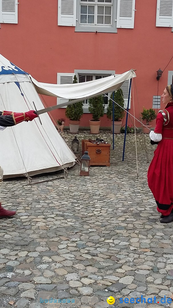 Historischen Markttreiben zu Meersburg: Meersburg am Bodensee, 10.10.2015