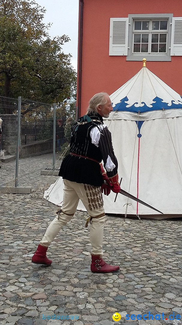 Historischen Markttreiben zu Meersburg: Meersburg am Bodensee, 10.10.2015