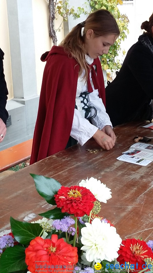 Historischen Markttreiben zu Meersburg: Meersburg am Bodensee, 10.10.2015