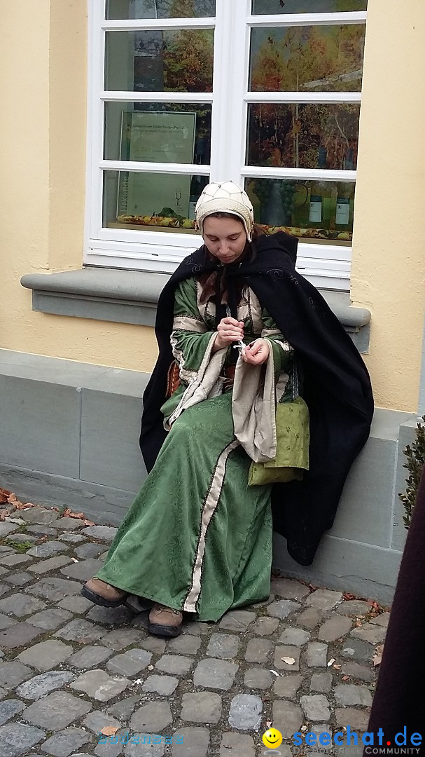 Historischen Markttreiben zu Meersburg: Meersburg am Bodensee, 10.10.2015