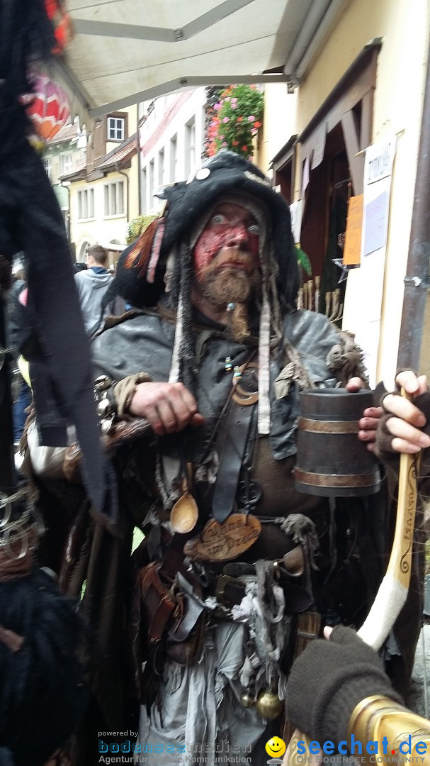 Historischen Markttreiben zu Meersburg: Meersburg am Bodensee, 10.10.2015