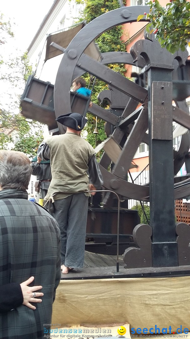 Historischen Markttreiben zu Meersburg: Meersburg am Bodensee, 10.10.2015