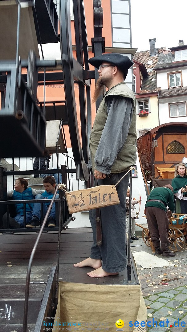 Historischen Markttreiben zu Meersburg: Meersburg am Bodensee, 10.10.2015