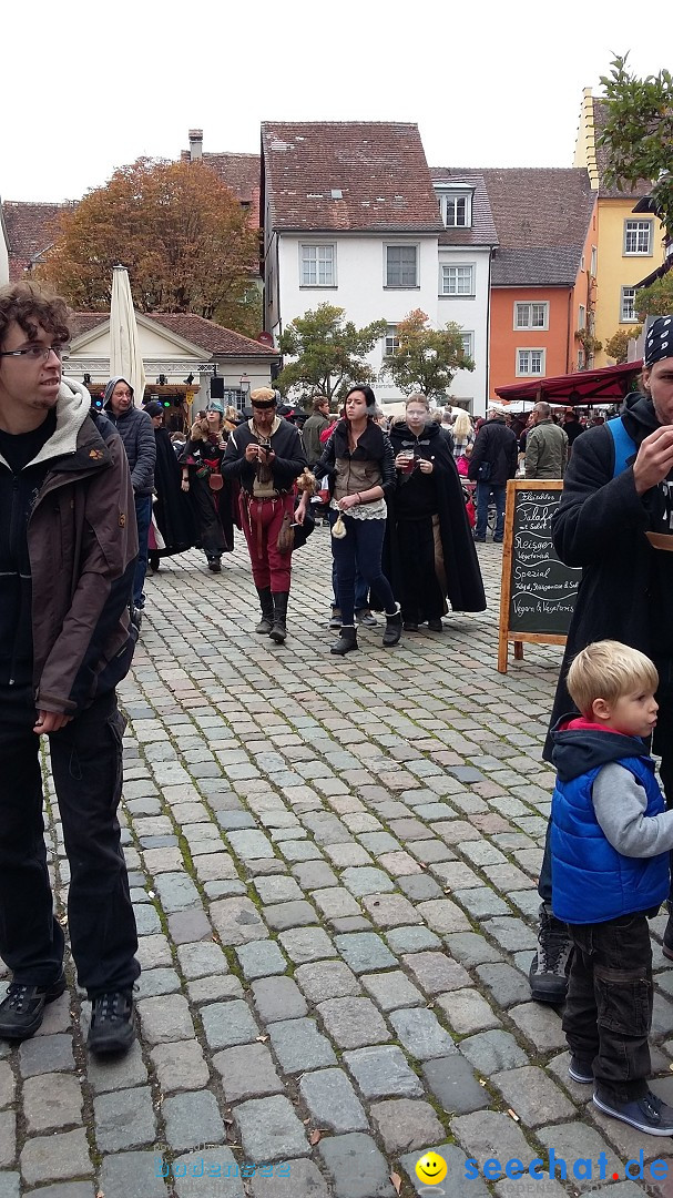 Historischen Markttreiben zu Meersburg: Meersburg am Bodensee, 10.10.2015