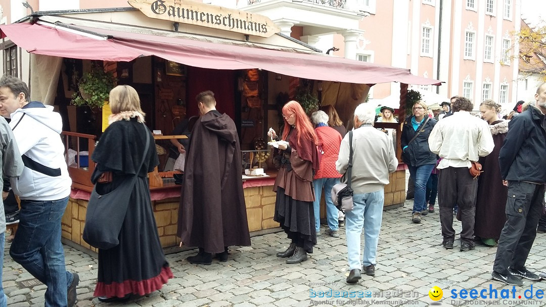 Historischen Markttreiben zu Meersburg: Meersburg am Bodensee, 10.10.2015