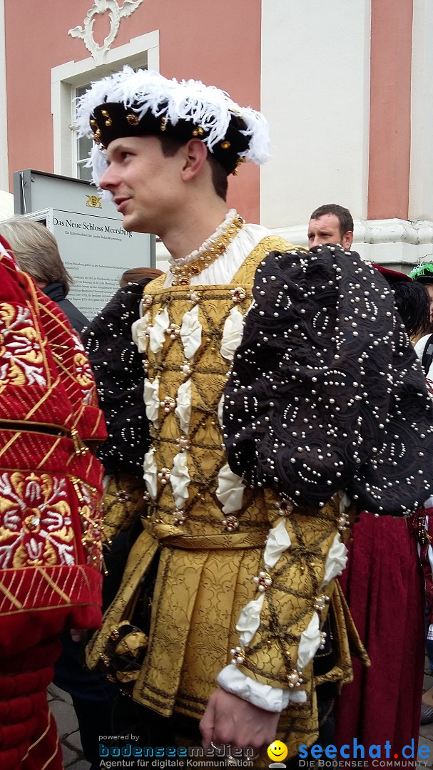 Historischen Markttreiben zu Meersburg: Meersburg am Bodensee, 10.10.2015