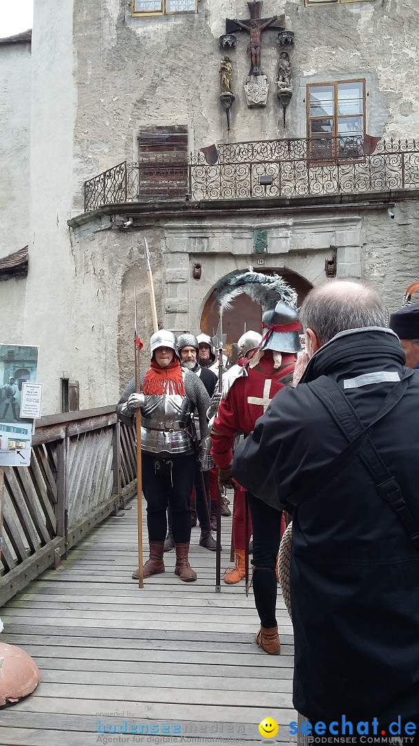 Historischen Markttreiben zu Meersburg: Meersburg am Bodensee, 10.10.2015