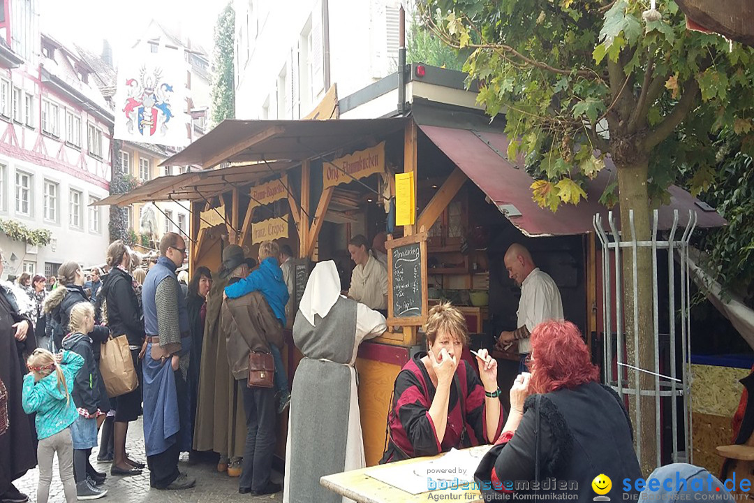 Historischen Markttreiben zu Meersburg: Meersburg am Bodensee, 10.10.2015