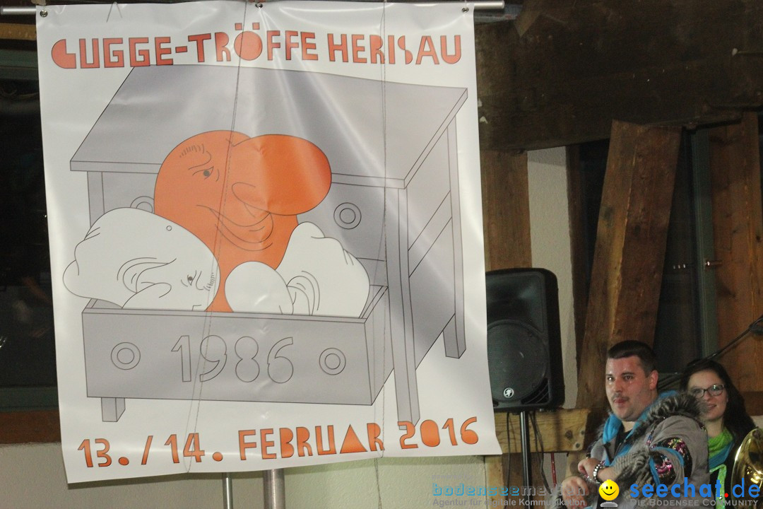 Guggentreffen: Herisau in der Schweiz, 13.11.2015