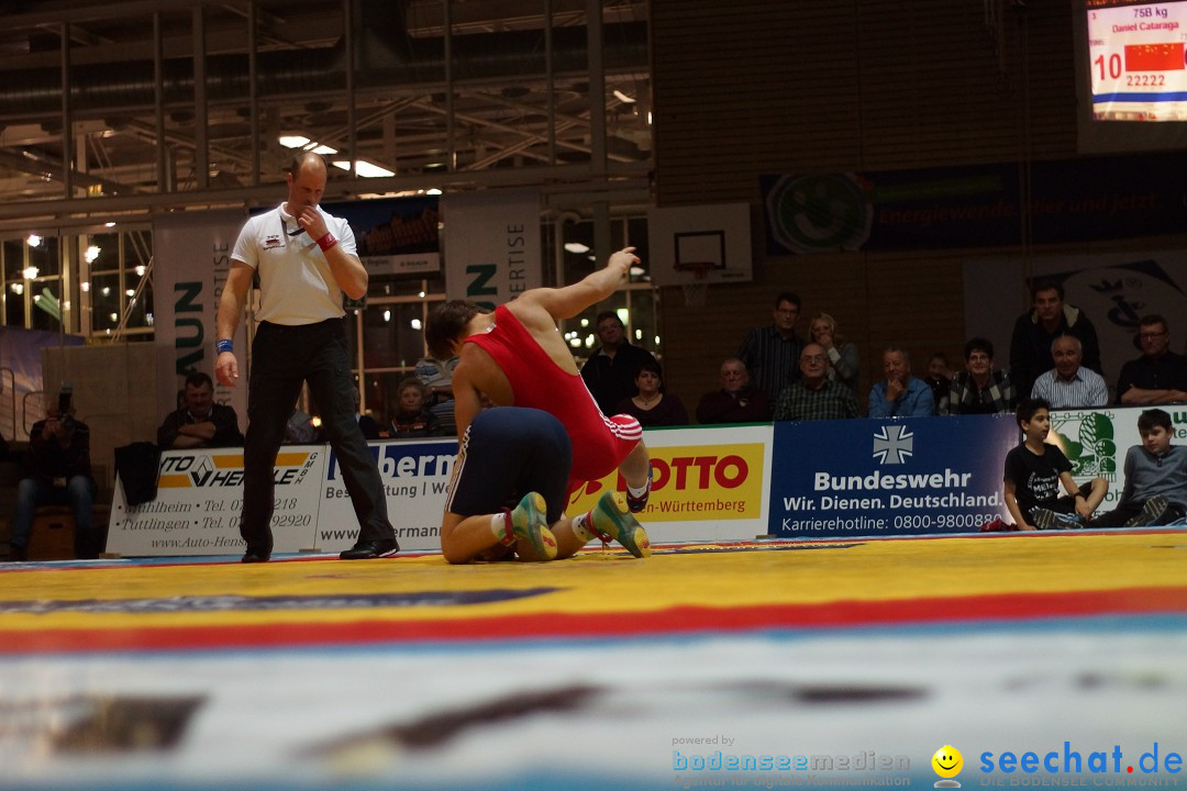 ASV Nendingen vs. Mainz 88: 1. Bundesliga Ringen, Tuttlingen, 19.12.2015