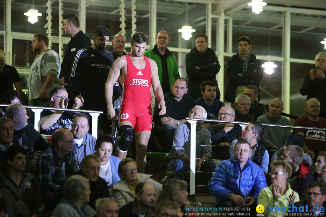 ASV Nendingen vs. Mainz 88: 1. Bundesliga Ringen, Tuttlingen, 19.12.2015