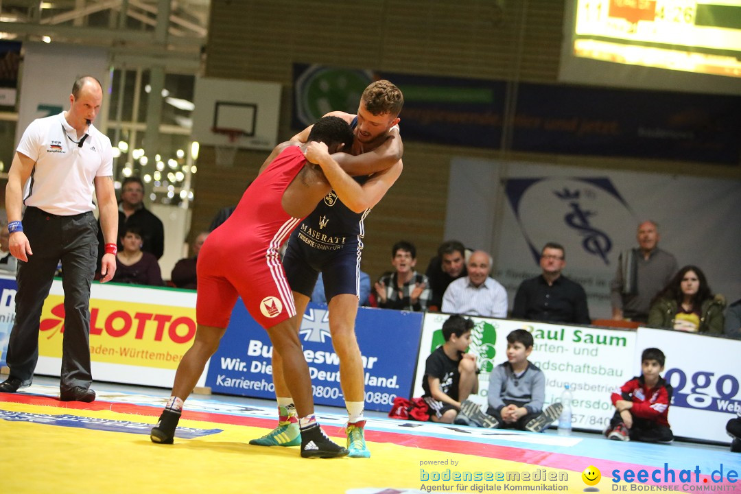 ASV Nendingen vs. Mainz 88: 1. Bundesliga Ringen, Tuttlingen, 19.12.2015