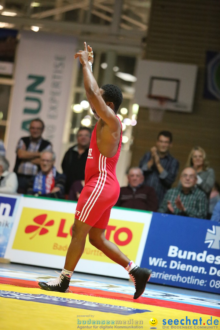 ASV Nendingen vs. Mainz 88: 1. Bundesliga Ringen, Tuttlingen, 19.12.2015