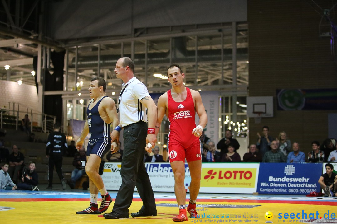 ASV Nendingen vs. Mainz 88: 1. Bundesliga Ringen, Tuttlingen, 19.12.2015