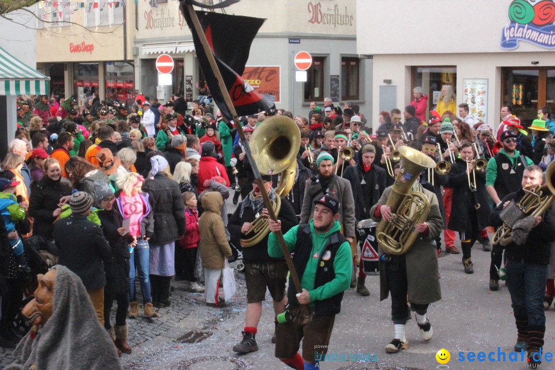 Rosenmontags-Umzug: Ravensburg am Bodensee, 08.02.2016