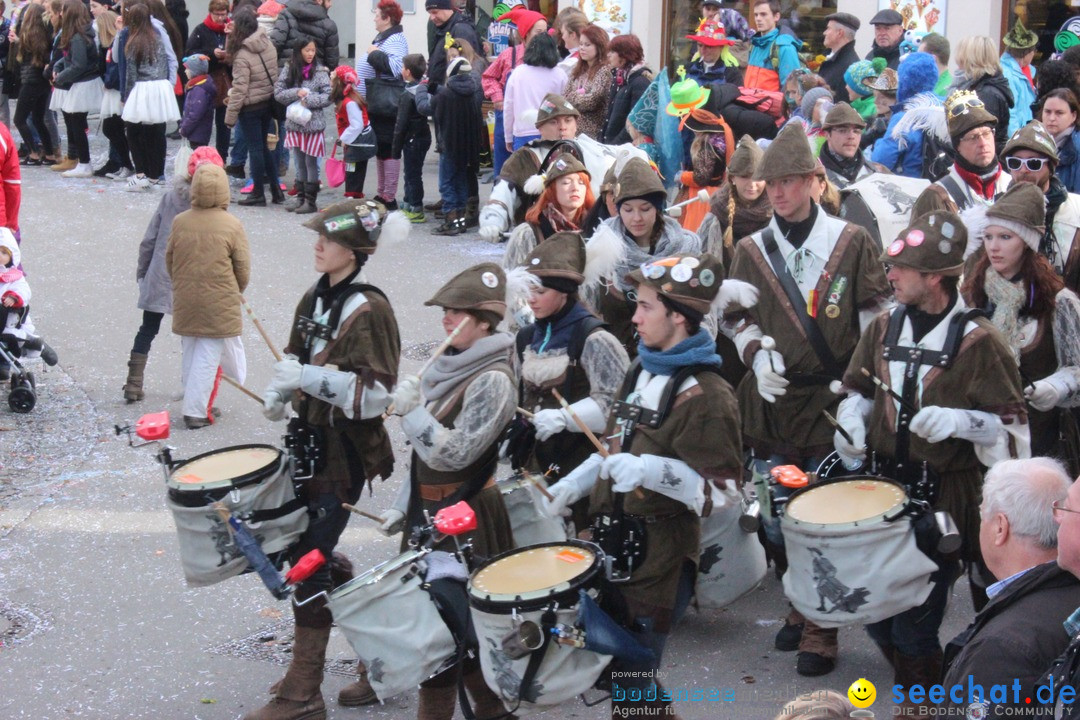 Rosenmontags-Umzug: Ravensburg am Bodensee, 08.02.2016