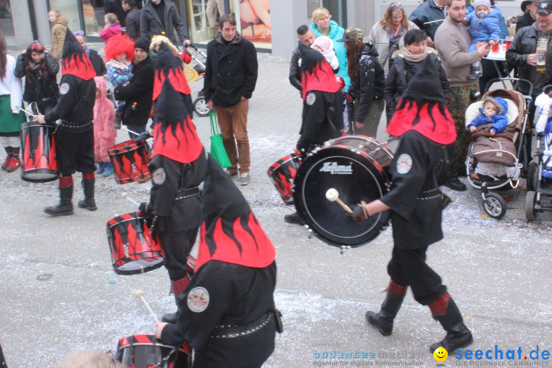 Rosenmontags-Umzug: Ravensburg am Bodensee, 08.02.2016