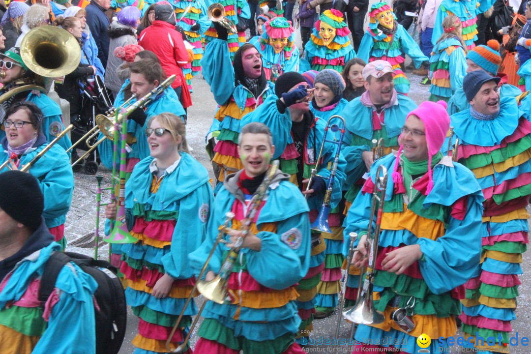 Rosenmontags-Umzug: Ravensburg am Bodensee, 08.02.2016