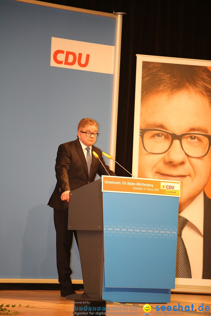 Bundeskanzlerin Dr. Angela Merkel - CDU: Radolfzell am Bodensee, 15.02.2016