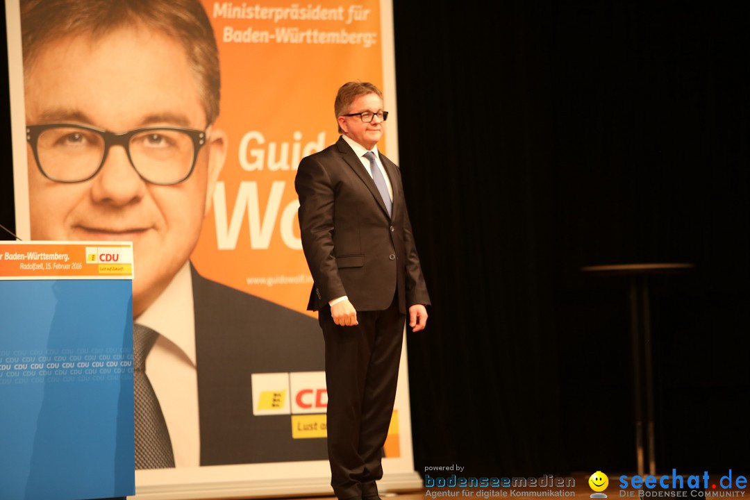 Bundeskanzlerin Dr. Angela Merkel - CDU: Radolfzell am Bodensee, 15.02.2016