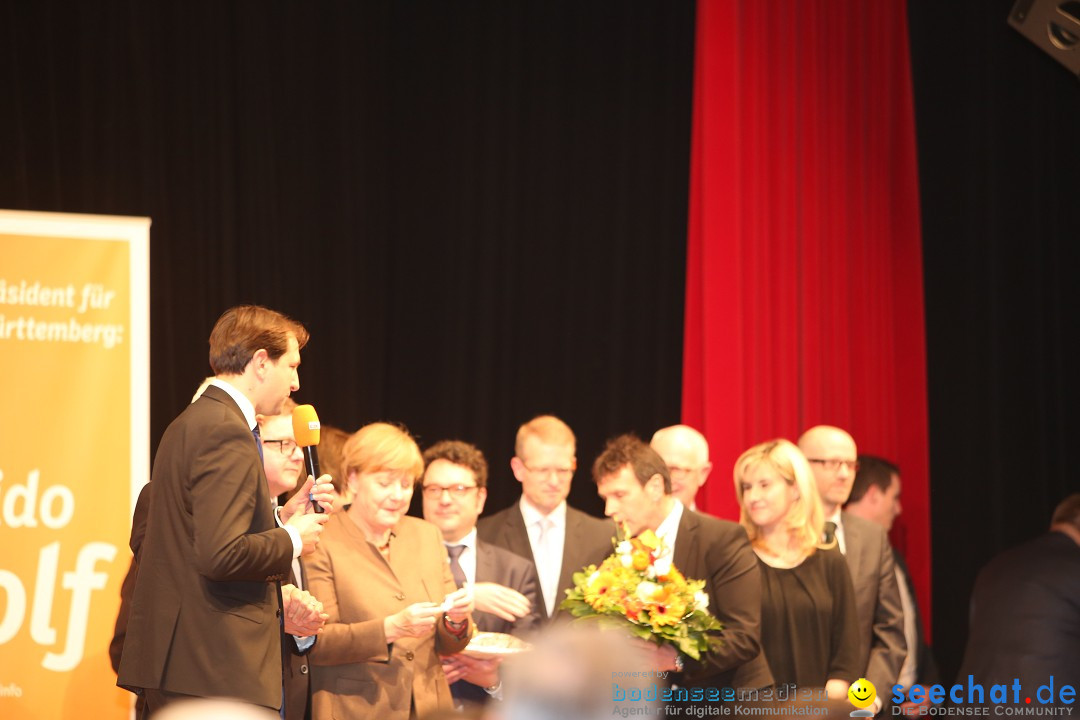 Bundeskanzlerin Dr. Angela Merkel - CDU: Radolfzell am Bodensee, 15.02.2016