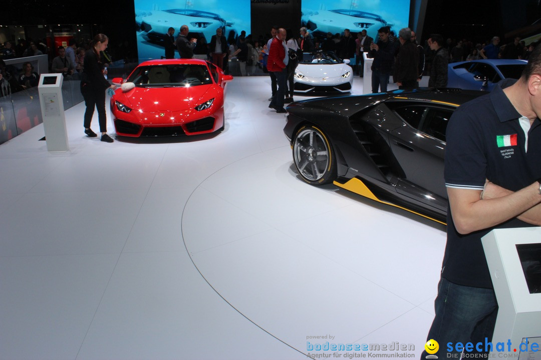 Internationale Auto-Salon Genf 2016 - Schweiz, 04.03.2016