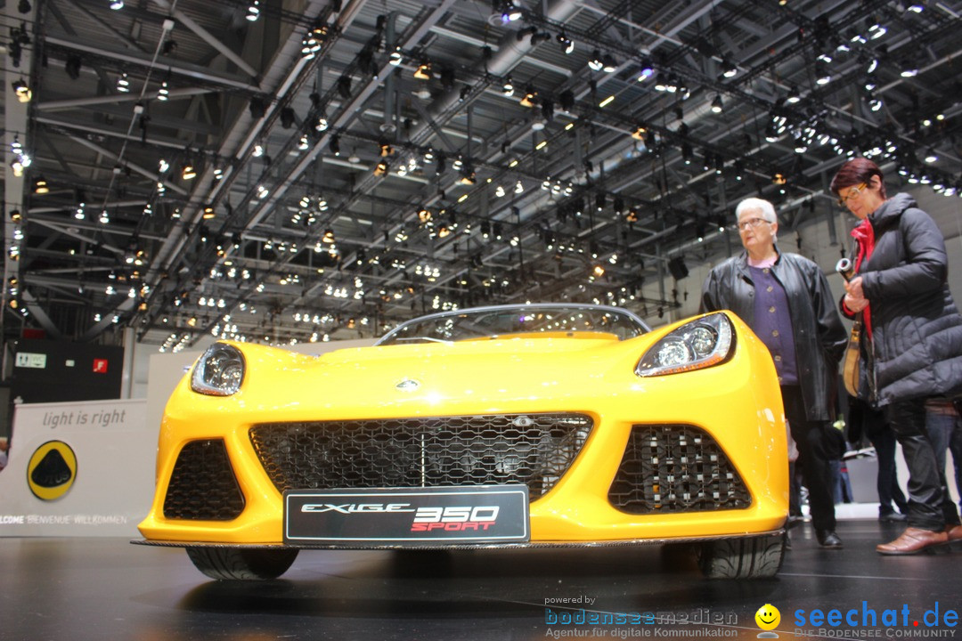 Internationale Auto-Salon Genf 2016 - Schweiz, 04.03.2016