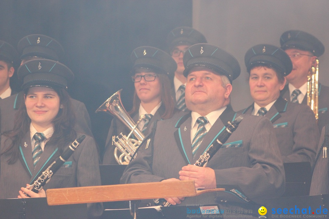 Neuuniformierung mit MG Altenrein Buechen bei Staad, 05.03.2016