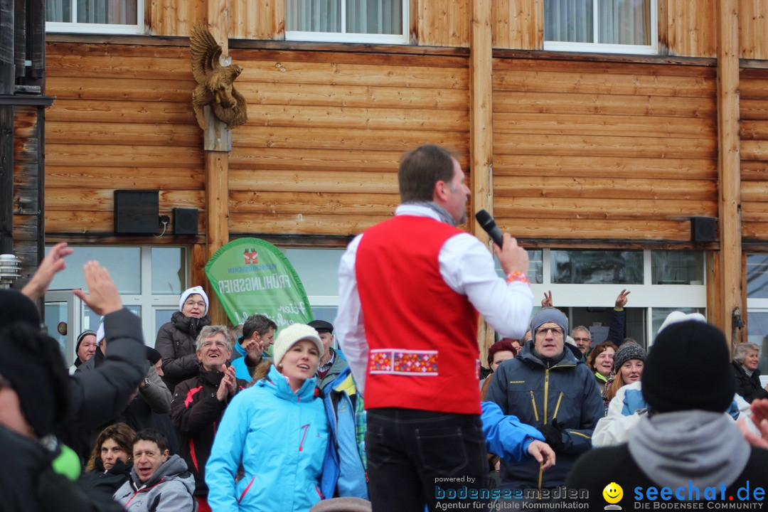 1. Schlager im Schnee auf der Molseralp, Flumserberg - Schweiz, 13.03.2016