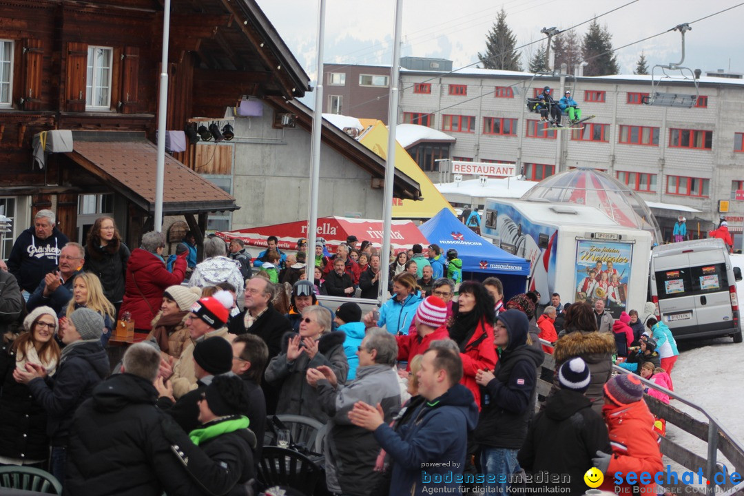 1. Schlager im Schnee auf der Molseralp, Flumserberg - Schweiz, 13.03.2016