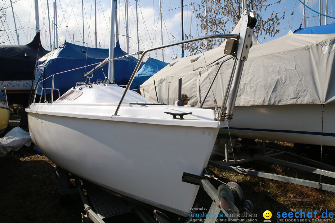 Bodenseeboot - Bootsaufbereitung: Langenargen am Bodensee, 13.03.2016