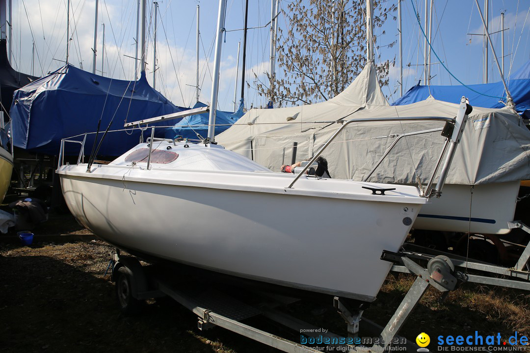 Bodenseeboot - Bootsaufbereitung: Langenargen am Bodensee, 13.03.2016