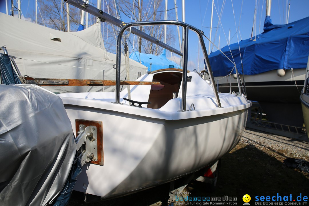 Bodenseeboot - Bootsaufbereitung: Langenargen am Bodensee, 13.03.2016