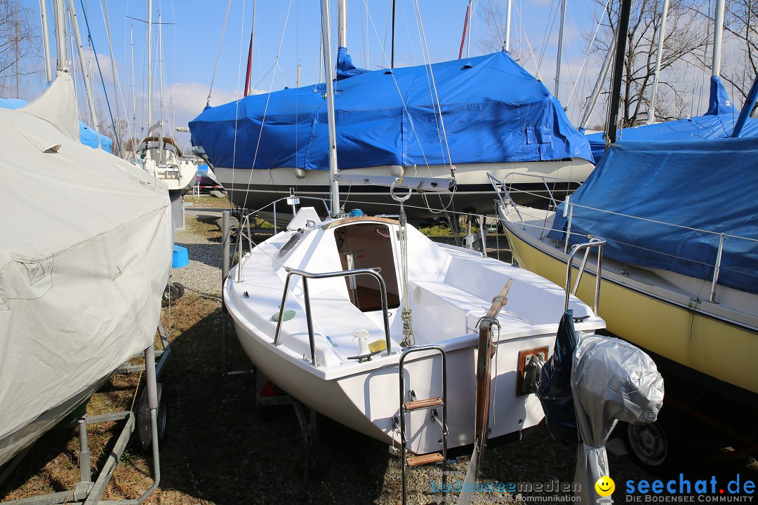 Bodenseeboot - Bootsaufbereitung: Langenargen am Bodensee, 13.03.2016