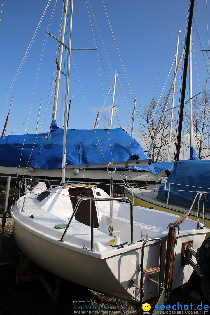 Bodenseeboot - Bootsaufbereitung: Langenargen am Bodensee, 13.03.2016