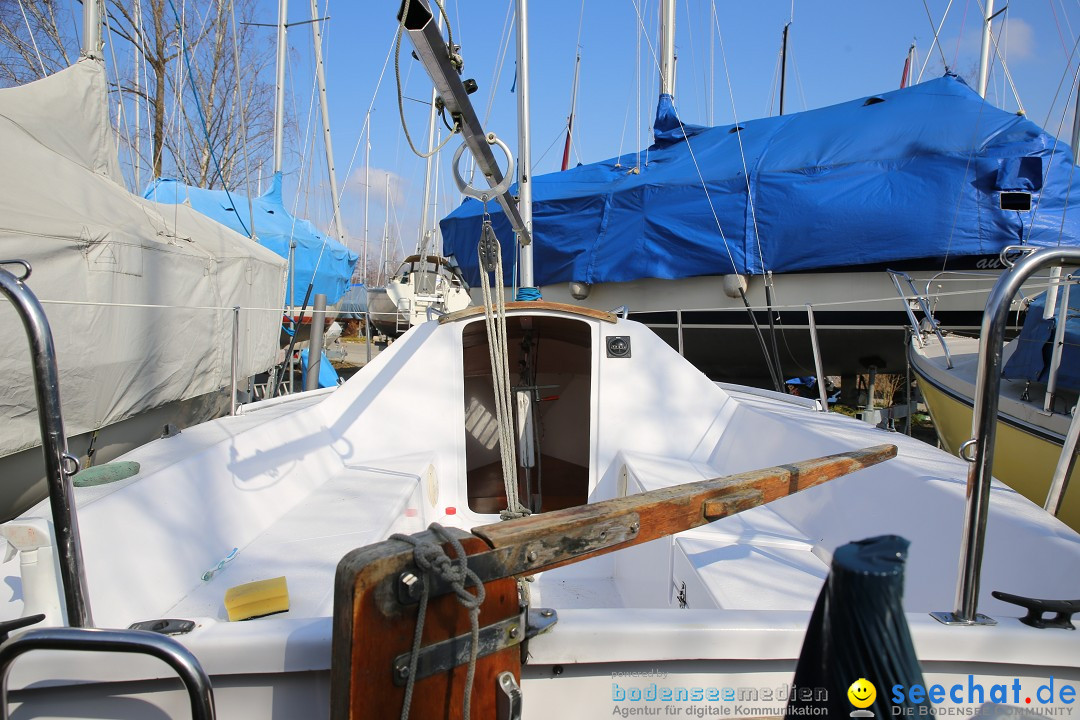 Bodenseeboot - Bootsaufbereitung: Langenargen am Bodensee, 13.03.2016