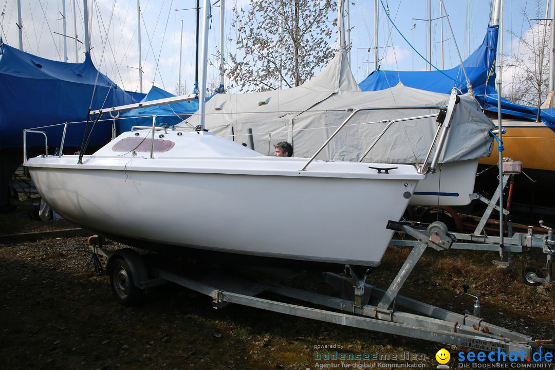 Bodenseeboot - Bootsaufbereitung: Langenargen am Bodensee, 13.03.2016