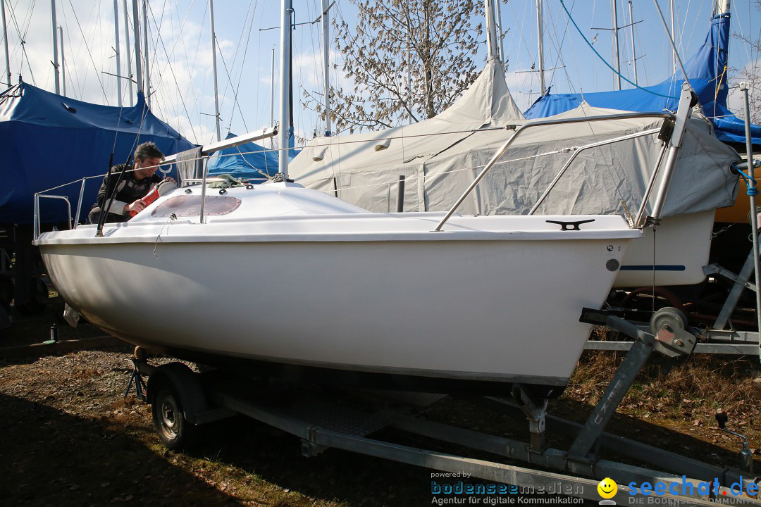 Bodenseeboot - Bootsaufbereitung: Langenargen am Bodensee, 13.03.2016