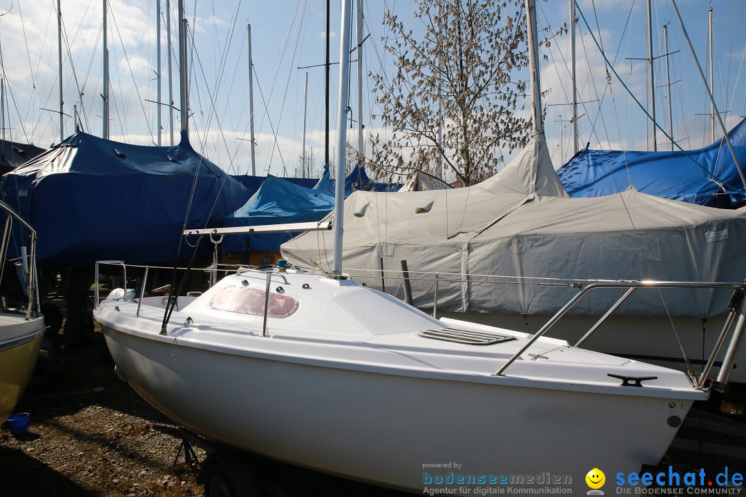 Bodenseeboot - Bootsaufbereitung: Langenargen am Bodensee, 13.03.2016