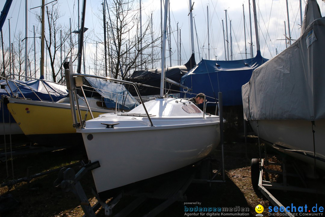 Bodenseeboot - Bootsaufbereitung: Langenargen am Bodensee, 13.03.2016