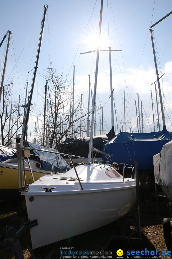 Bodenseeboot - Bootsaufbereitung: Langenargen am Bodensee, 13.03.2016