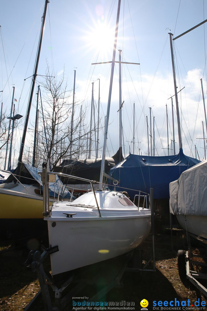 Bodenseeboot - Bootsaufbereitung: Langenargen am Bodensee, 13.03.2016