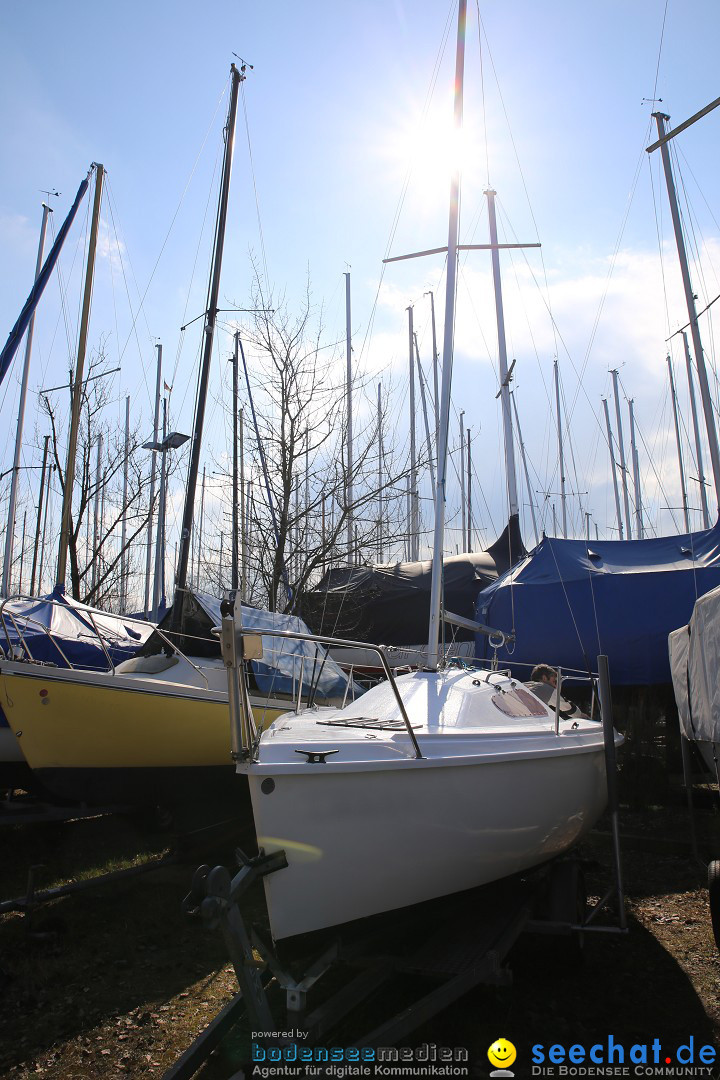 Bodenseeboot - Bootsaufbereitung: Langenargen am Bodensee, 13.03.2016