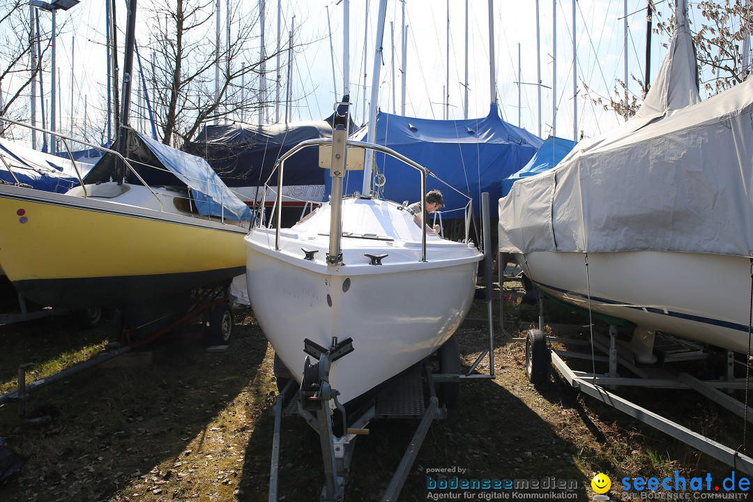 Bodenseeboot - Bootsaufbereitung: Langenargen am Bodensee, 13.03.2016